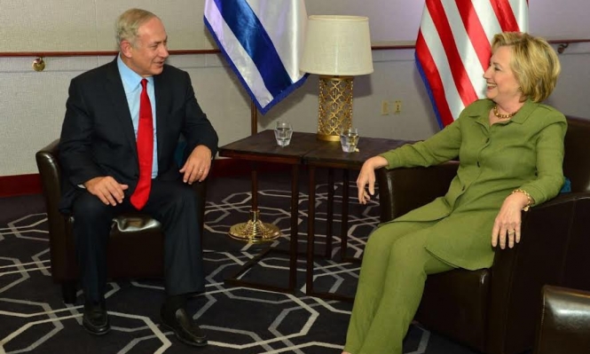 كلينتون تتعهد لنتنياهو بعدم تأييد قرارات مناهضة لإسرائيل

