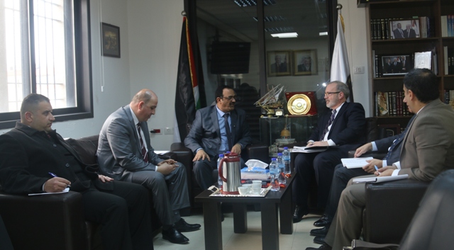 النائب العام يلتقي بوفد مشروع دعم قطاع العدالة لموضوع عدالة الاحداث

