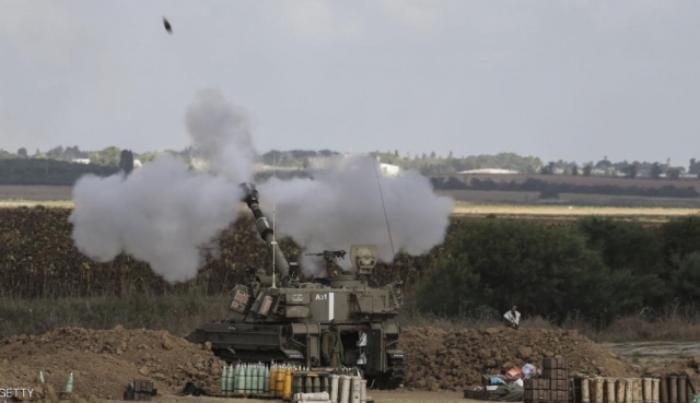 مدفعية الاحتلال الإسرائيلي تقصف بقذيفة موقعاً للمقاومة
