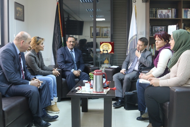 النائب العام يلتقي ممثل التشيك لدى السلطة الفلسطينية سيرال بومبالك