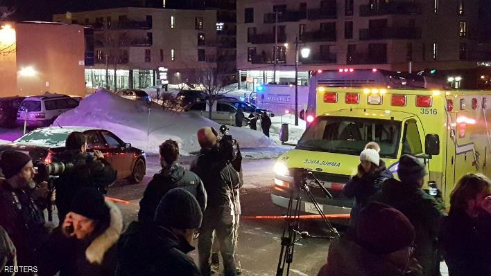 مقتل 5 أشخاص في إطلاق النار على مسجد بكندا
