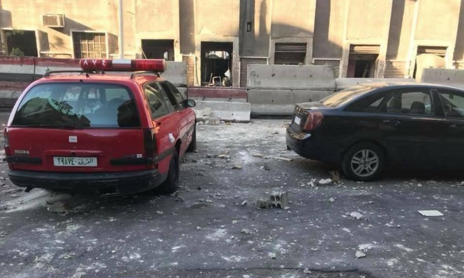 ثلاثة انتحاريين يفجرون أنفسهم قرب مركز قيادة شرطة دمشق