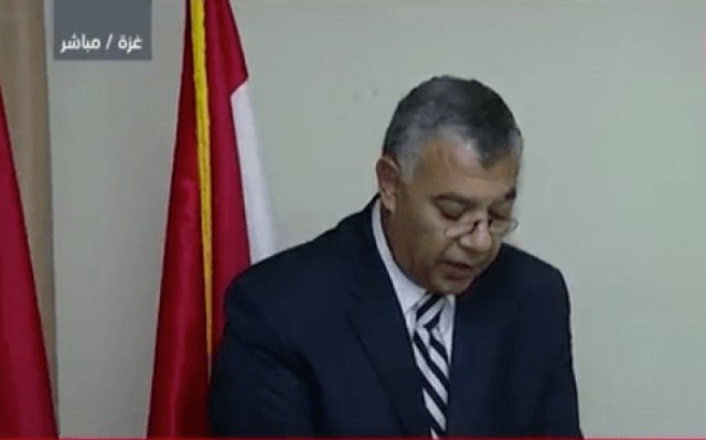 مبعوث الرئيس المصري الوزير خالد فوزي يصل غزة
