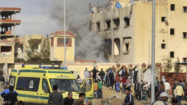 (محدث): 184 شهيد بهجوم على مسجد في شمال سيناء وإعلان حالة الطواريء بمصر 