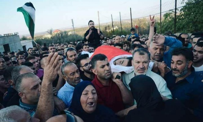 المئات يشيعون الشهيد
