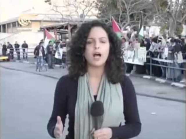 فيديو ظريف لمراسلة