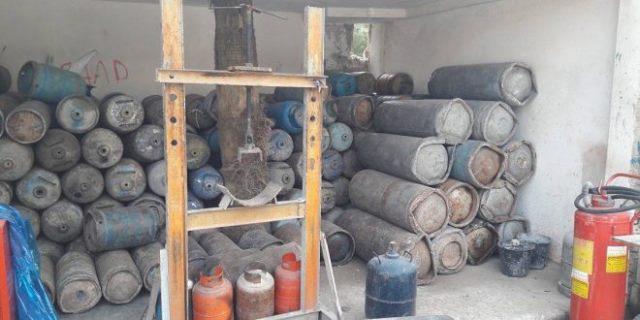 إتلاف 600 اسطوانة غاز في بيت لحم
