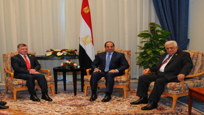 الرئاسة المصرية: القمة الثلاثية تأتي لتنسيق المواقف بشأن القضية الفلسطينية
