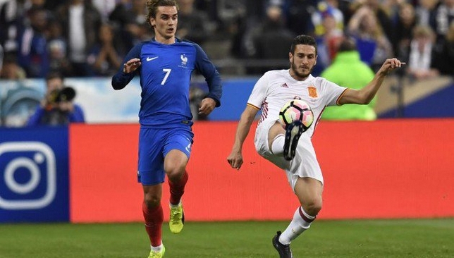 إسبانيا تتفوق ودياً على فرنسا في باريس


