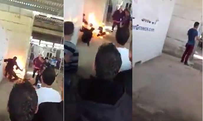 فيديو مؤلم للاجئ