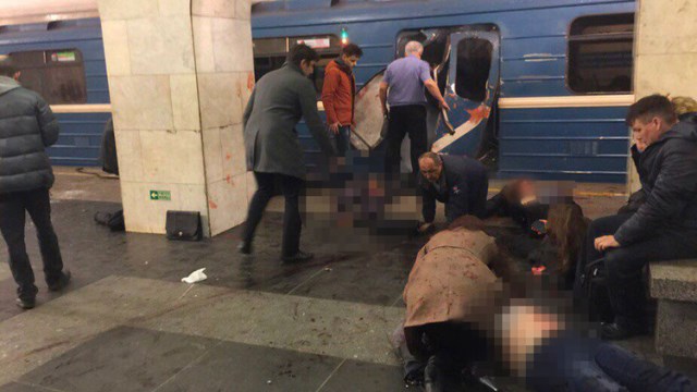 10 قتلى وعشرات الجرحى جراء تفجير مزدوج في مترو سان بطرسبورغ