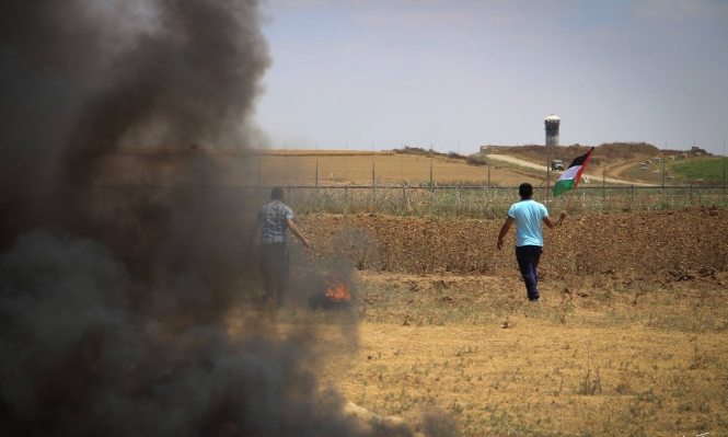 إصابات في مظاهرات إسناد الأسرى على حدود غزة