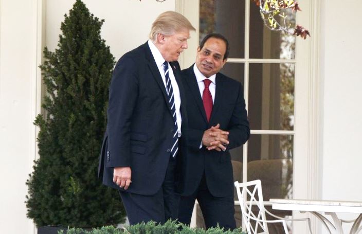 سي بي إس: ترامب استشار السيسي في تأثير نقل سفارة أمريكا إلى القدس