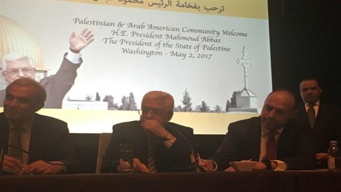 الرئيس عباس من واشنطن: لن نقبل بأقل من دولة على حدود67