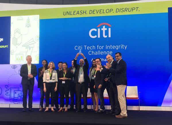 شركة PalPay تحصل على جائزة أفضل شركة دفع إلكتروني على مستوى الشرق الأوسط من Citi Tech for Integrity Challenge في العاصمة الإماراتية أبوظبي