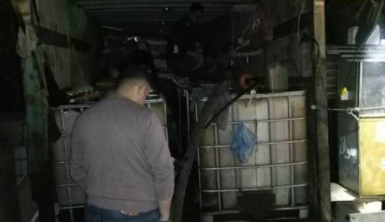 ضبط 2000 لتر سولار مهربة في جنين