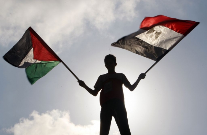 مظاهرة حاشدة مؤيدة