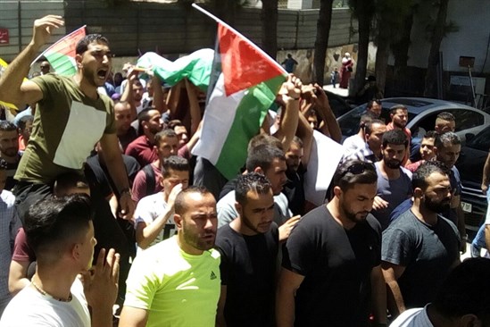 تشييع جثمان الشهيد الطيراوي في كفر عين