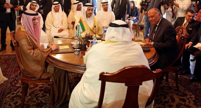 بيان مشترك للدول الأربع ردا على قطر