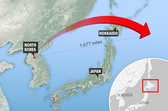 كوريا تطلق صاروخا فوق اليابان والاخيرة تتوعد