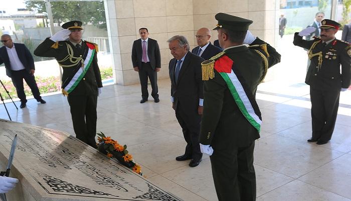 فلسطين تطالب غوتيريش