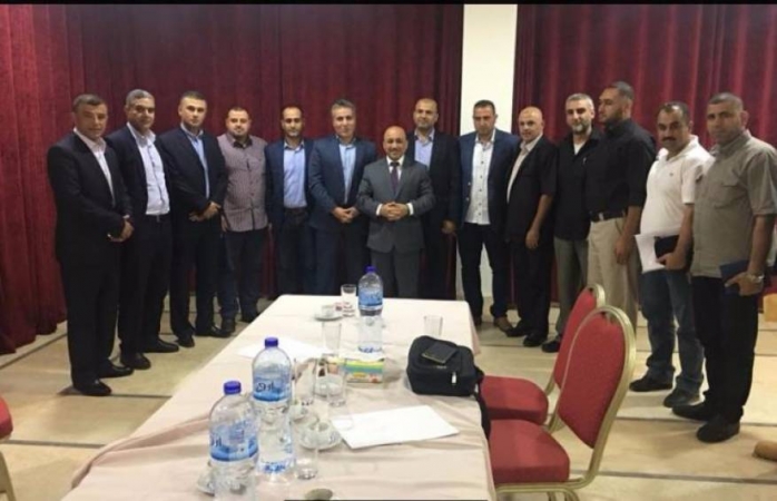  اجتماع أمني مشترك تزامنا مع تجهيز منزل الرئيس عباس في غزة