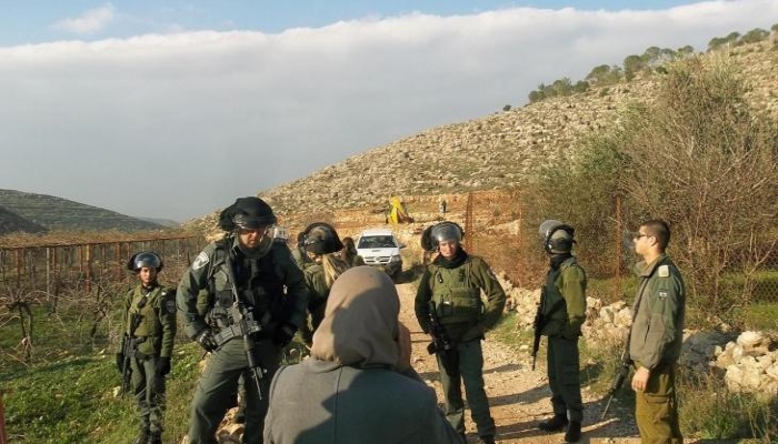 الاحتلال يخطر بالاستيلاء على أراض جنوب نابلس