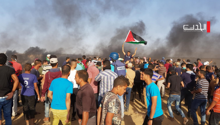 دراسة توصي بوضع استراتيجية إعلامية لمواجهة الخطاب الإسرائيلي ضد مسيرات العودة

