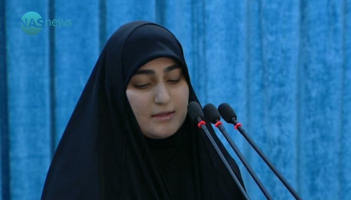 أبنة قاسم سليماني تهدد دونالد ترامب بحسن نصر الله وهنية (فيديو)
