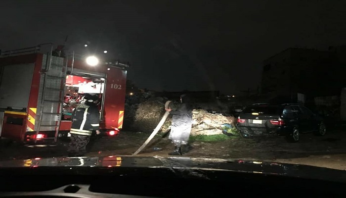 منذ دخول المنخفض الجوي.. الدفاع المدني يتعامل مع 67 حادثا

