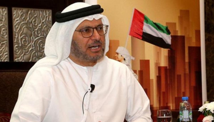 قرقاش عن سفير فلسطين