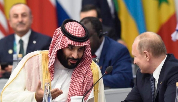 بوتين يبحث هاتفيا مع ولي العهد السعودي الوضع في سوق الطاقة