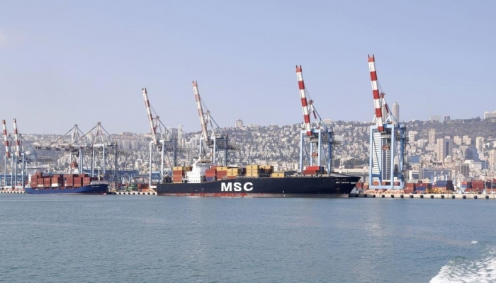  أول سفينة شحن إماراتية تصل ميناء حيفا الإسرائيلي