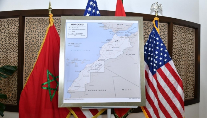 أمريكا تعتمد خريطة للمغرب تضم الصحراء الغربية