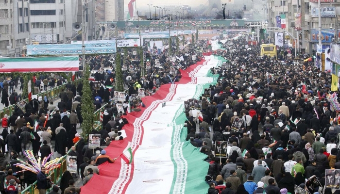 انطلاق مسيرات مليونية احتفالاً بذكرى انتصار الثورة الاسلامية في إيران

