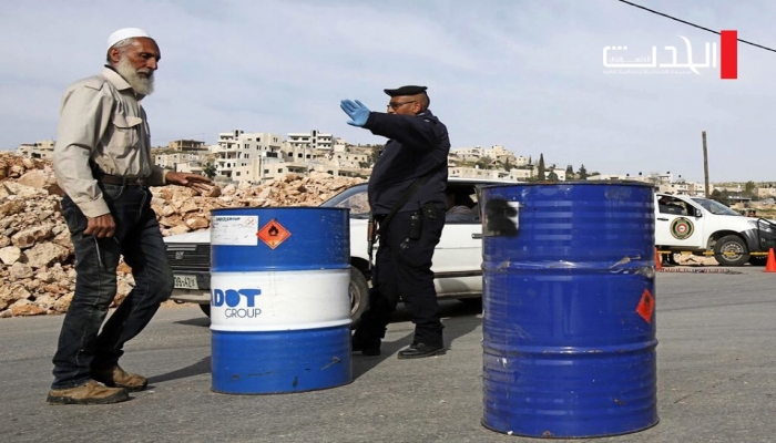 حظر التجول في بلدة حزما شمالي القدس بعد تسجيل إصابة بكورونا