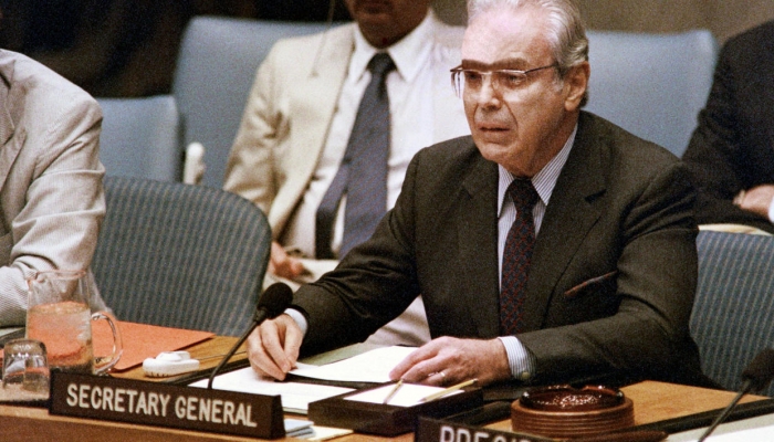 وفاة الأمين العام الأسبق للأمم المتحدة خافيير دي كوييار
