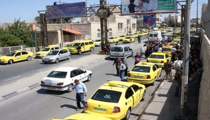 احتجاجات لسائقي المركبات العمومية في بيت لحم
