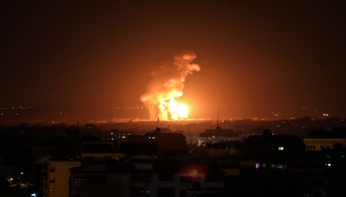 إصابات بقصف إسرائيلي على أهداف في قطاع غزة
