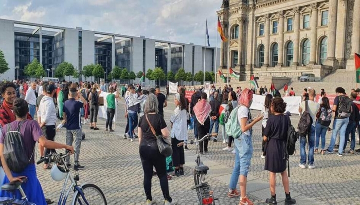 مظاهرة احتجاجية في النمسا رفضا لخطة الضم الإسرائيلية
