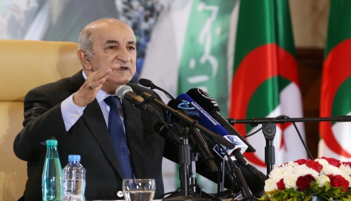 الرئيس الجزائري : لا سلام مع تل أبيب ولن نبارك التطبيع
