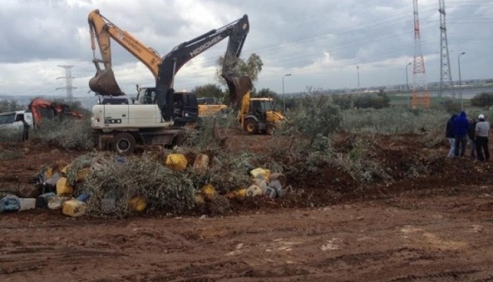 الاحتلال يجرف أراض في خربة زنوتا وواد الجوايا جنوب الخليل