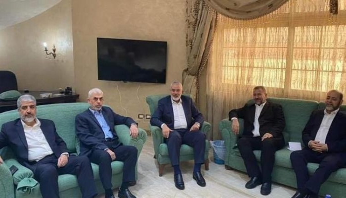 تفاصيل لقاء قيادة حركة حماس مع وزير المخابرات المصرية في القاهرة