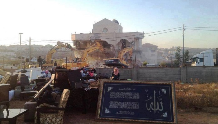 الاحتلال يهدم مسجدا في دوما جنوب نابلس
