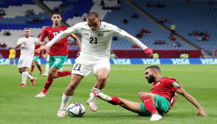 المغرب يفوز على فلسطين برباعية في كأس العرب