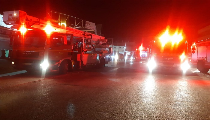 إصابة 5 أشخاص جراء حريق بمنزل في كفر قاسم
