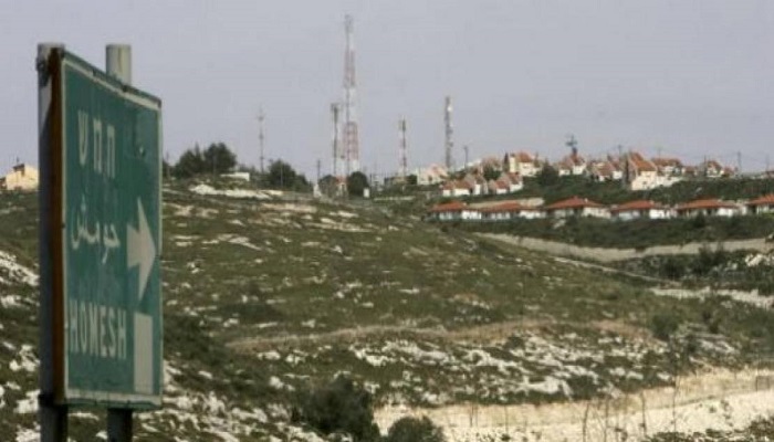 جيش الاحتلال الإسرائيلي يقيم قاعدة عسكرية في مستوطنة حومش

