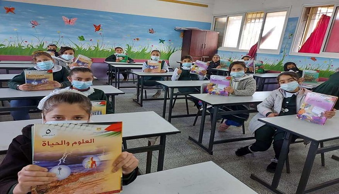 غزة: انتظام الدراسة  في مدارس محافظات القطاع مع بدء الفصل الدراسي الثاني للعام الحالي