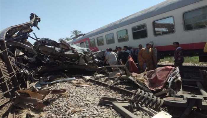 وزير النقل المصري يعلن المتسبب في حادث قطار سوهاج 