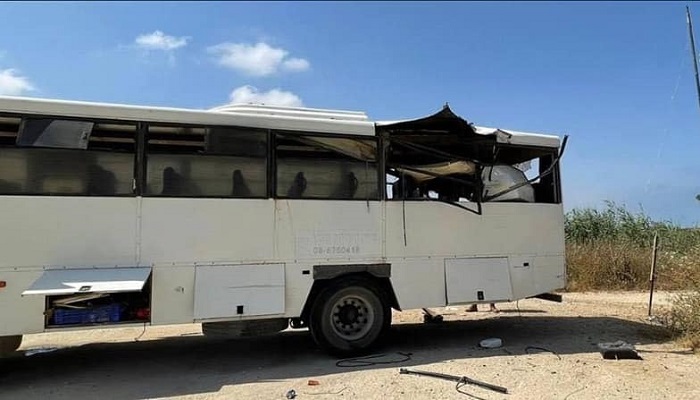 كتائب القسام تستهدف حافلة جنود بصاروخ موجه
